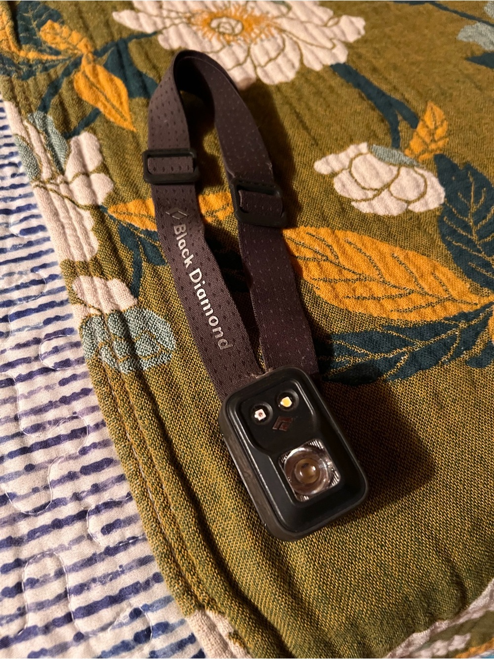 Black Diamond Black Headlamp with Adjustable Strap - Compact LED Lighting